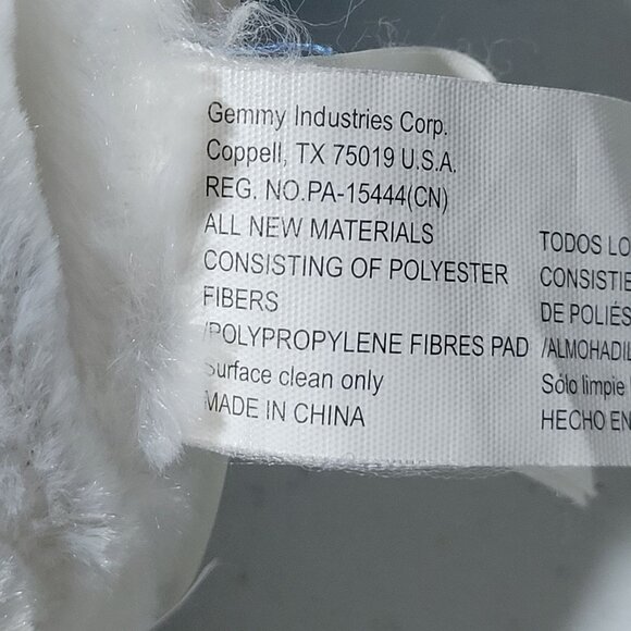 Gemmy Animated Rainbow Unicorn 9 inch Plush Sings Deck the Halls Stuffed Animal - Picture 7 of 8